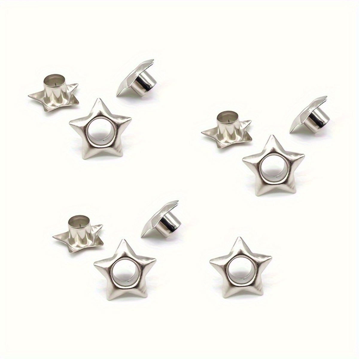 Leatherwork Eyelets - 20PCS 별 모양의 Eyelets 5mm 금속