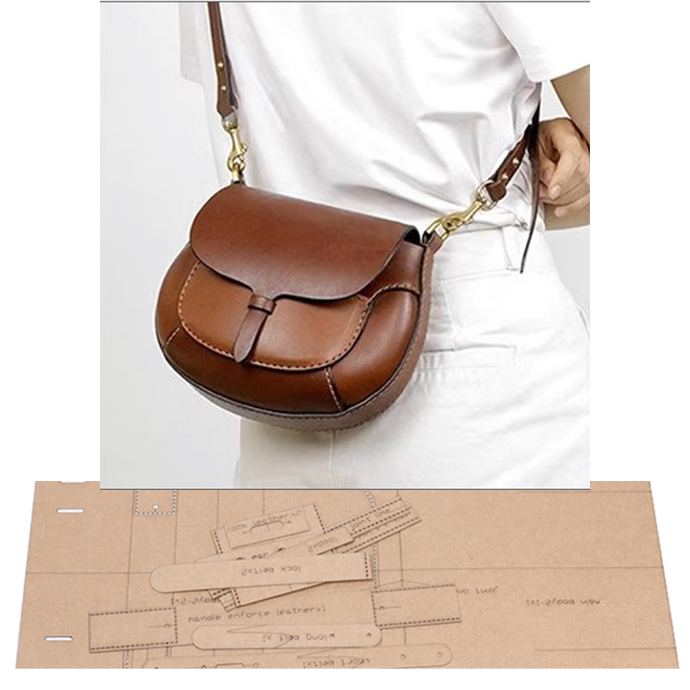 Leatherwork Templates - 여성용 DIY 가죽 공예 새들 숄더백,