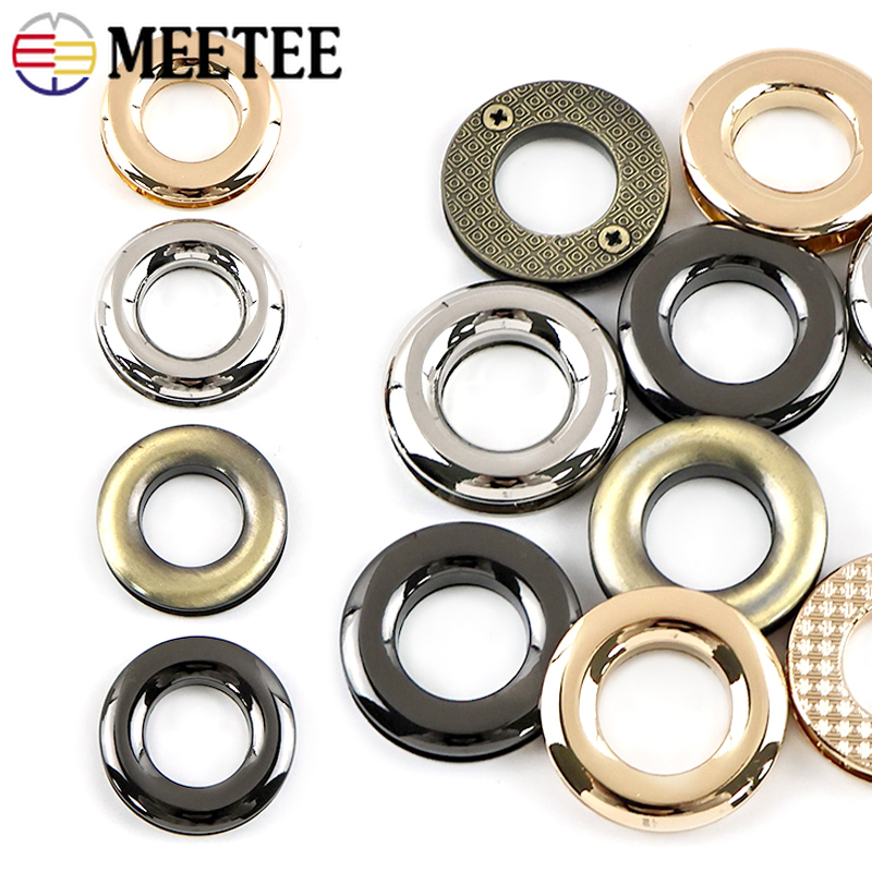 Leatherwork Eyelets - 10Pcs 10-25mm O 링 금속 버클