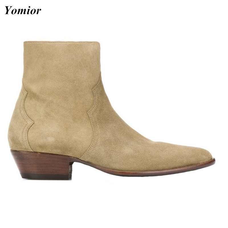 Leatherwork Designs - Yomior 정품 가죽 영국 포인티드 토