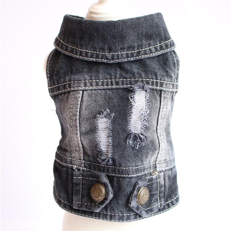 Leather Work Jeans - 도매 애완 동물 의류 패션 클래식
