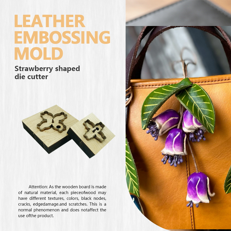 Leatherwork Templates - 대형 및 소형 벨 플라워 가죽