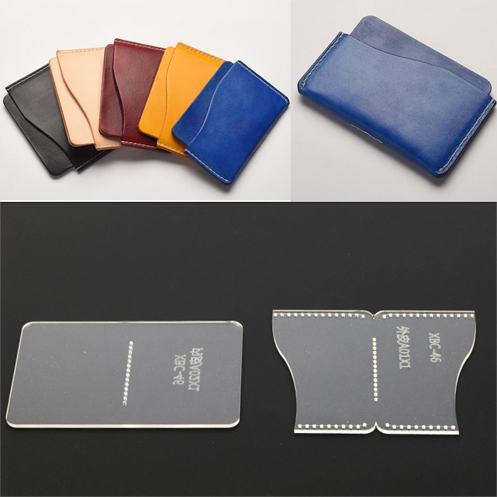 Leatherwork Templates - 아크릴 가죽 공예 템플릿 카드 홀더
