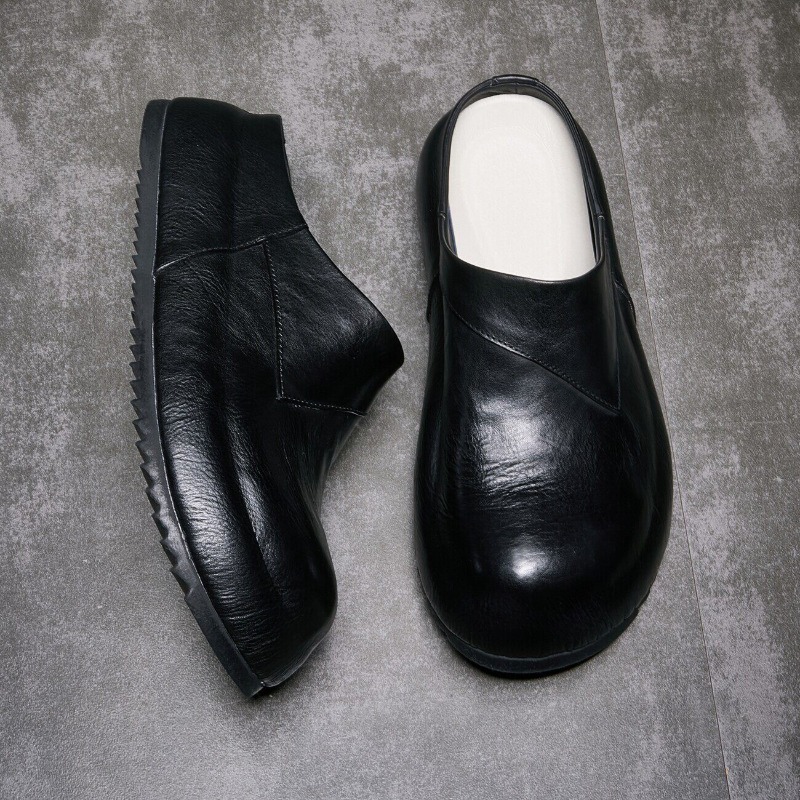디자이너 명품 천연 가죽 슬립온 슬리퍼 남성 로퍼 작업 - Leatherwork Designs 리뷰 및 가격