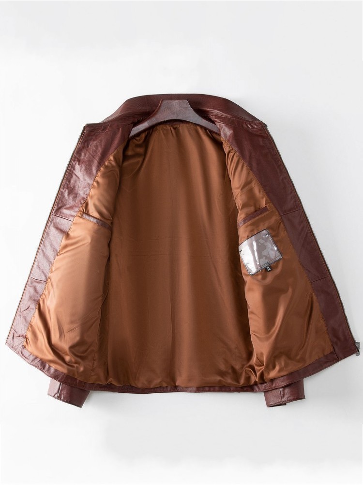 남성용 비즈니스 캐주얼 작업 소가죽 세트 재킷, 지퍼  - Leatherwork Designs 리뷰 및 가격