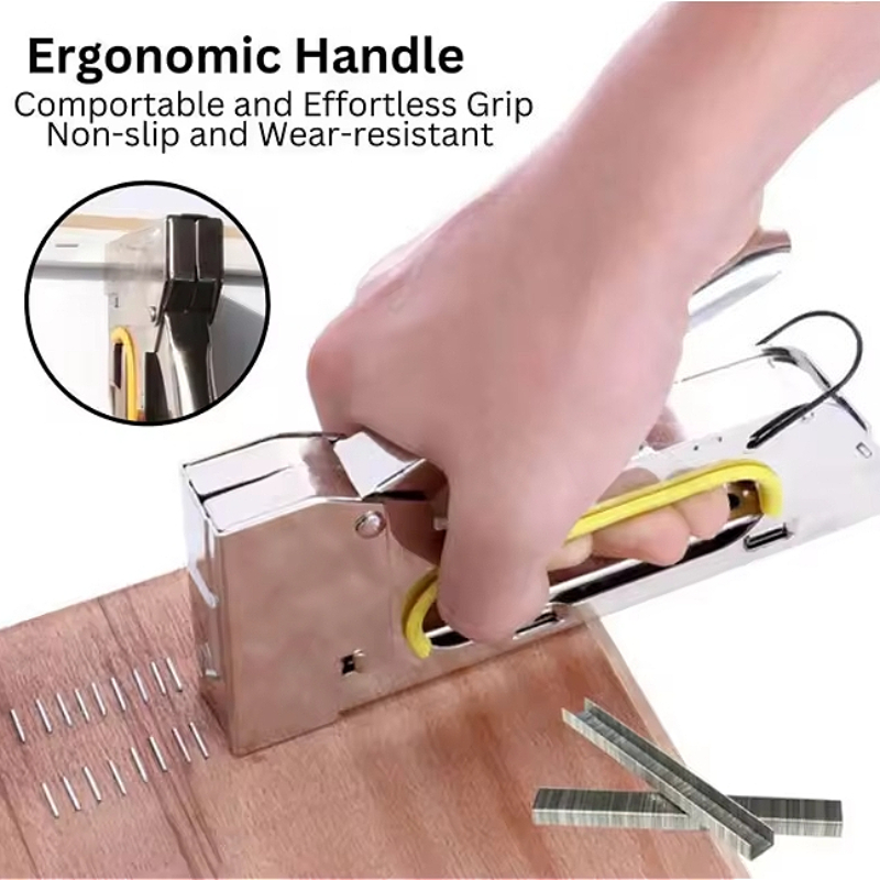 DIY 공예용 수동 스테이플 건 휴대용 태커, 가구 장 - Upholstery Leather Work 리뷰 및 가격