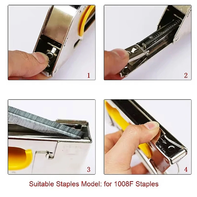 DIY 공예용 수동 스테이플 건 휴대용 태커, 가구 장 - Upholstery Leather Work 리뷰 및 가격