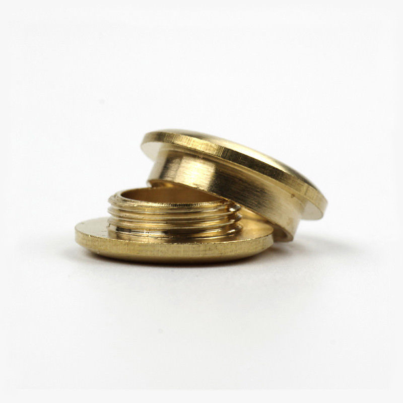 2pcs 솔리드 브래스 스크류 백 아일렛 와셔 그로밋  - Leatherwork Eyelets 리뷰 및 가격