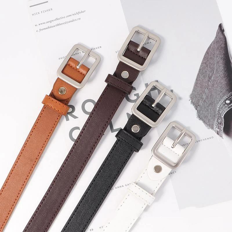 【IIOO】1pc 여성용 벨트 트렌디한 사각 버클 벨트 - Leather Work Jeans 리뷰 및 가격