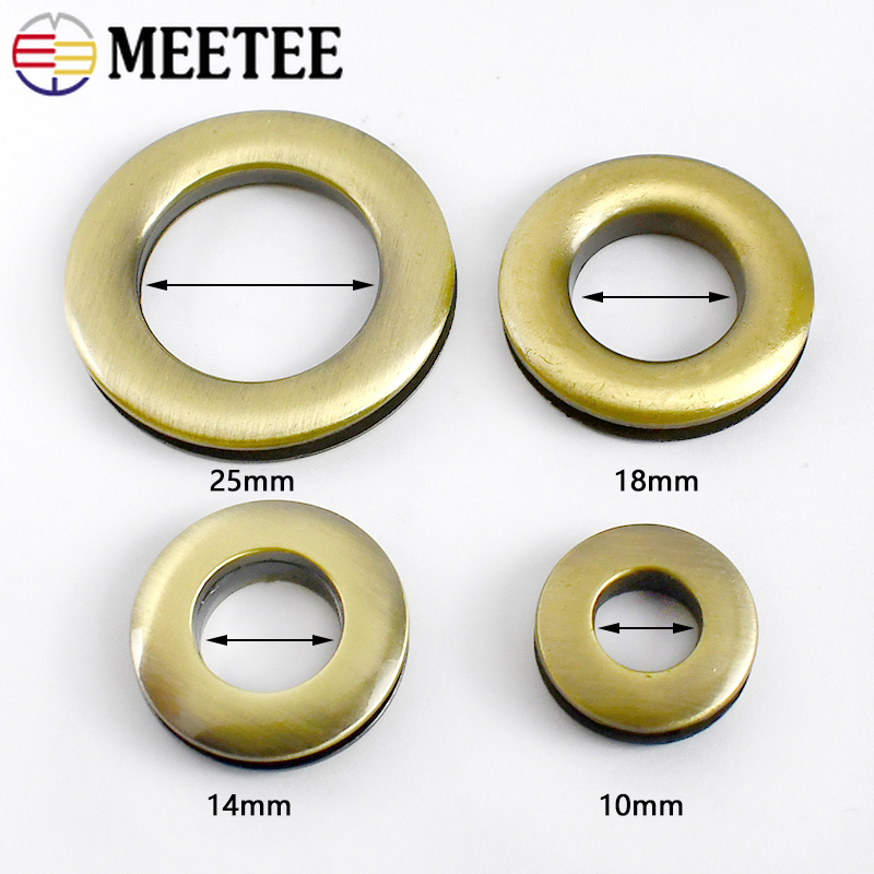 10Pcs 10-25mm O 링 금속 버클 재킷 신발  - Leatherwork Eyelets 리뷰 및 가격