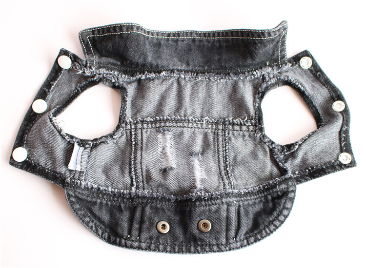 도매 애완 동물 의류 패션 클래식 멋진 데님 개 옷 조 - Leather Work Jeans 리뷰 및 가격