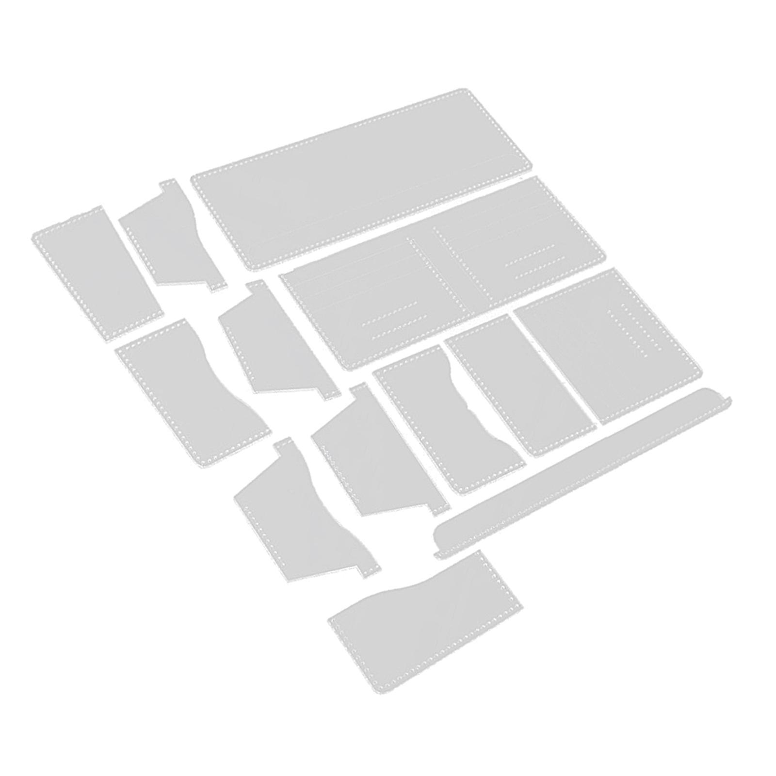 아크릴 가죽 지갑 카드 가방 패턴 스텐실 투명 지갑 몰 - Leatherwork Templates 리뷰 및 가격