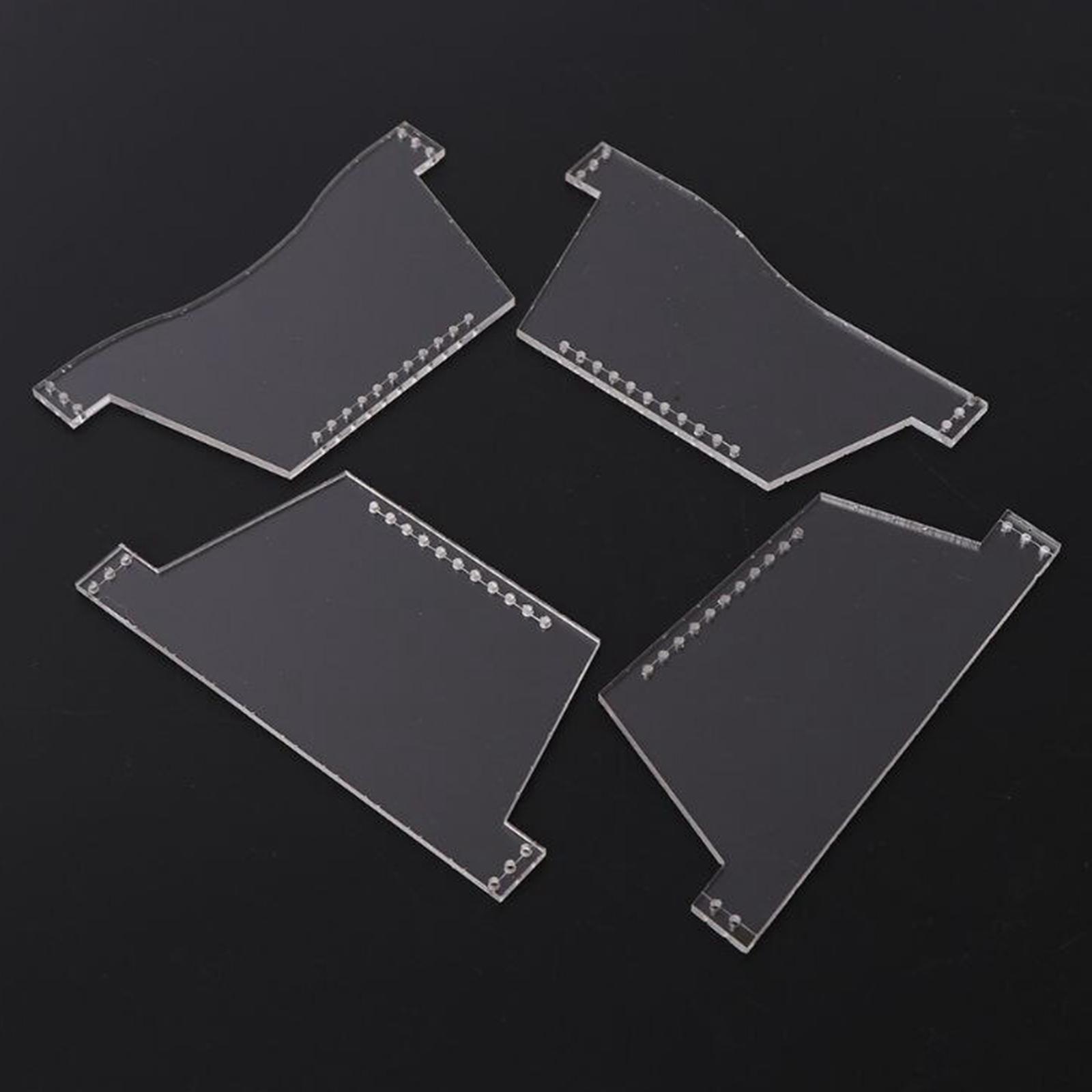 아크릴 가죽 지갑 카드 가방 패턴 스텐실 투명 지갑 몰 - Leatherwork Templates 리뷰 및 가격