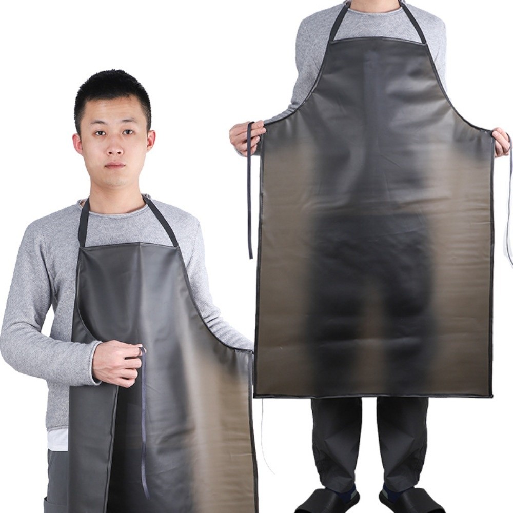 PVC 방수 방유 앞치마 허리 연장형 검정 가죽 공장  - Leather Work Factory 리뷰 및 가격