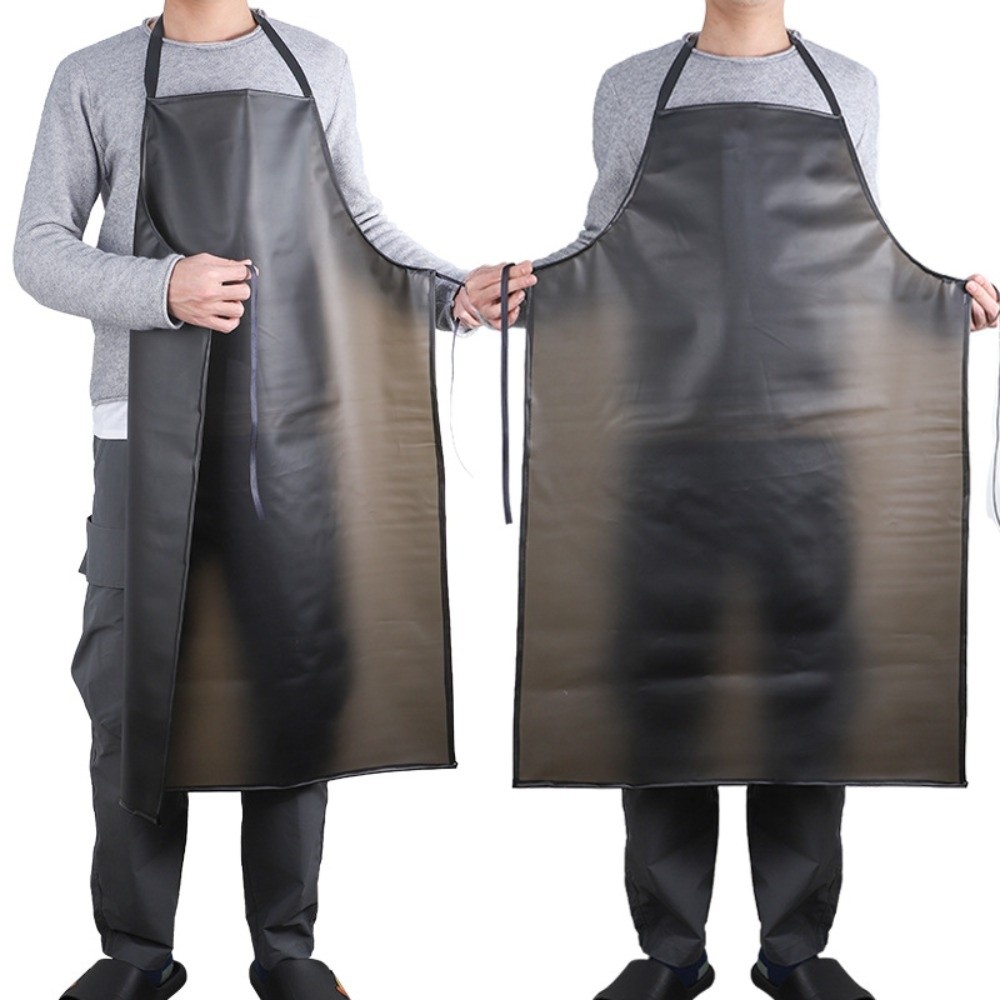PVC 방수 방유 앞치마 허리 연장형 검정 가죽 공장  - Leather Work Factory 리뷰 및 가격