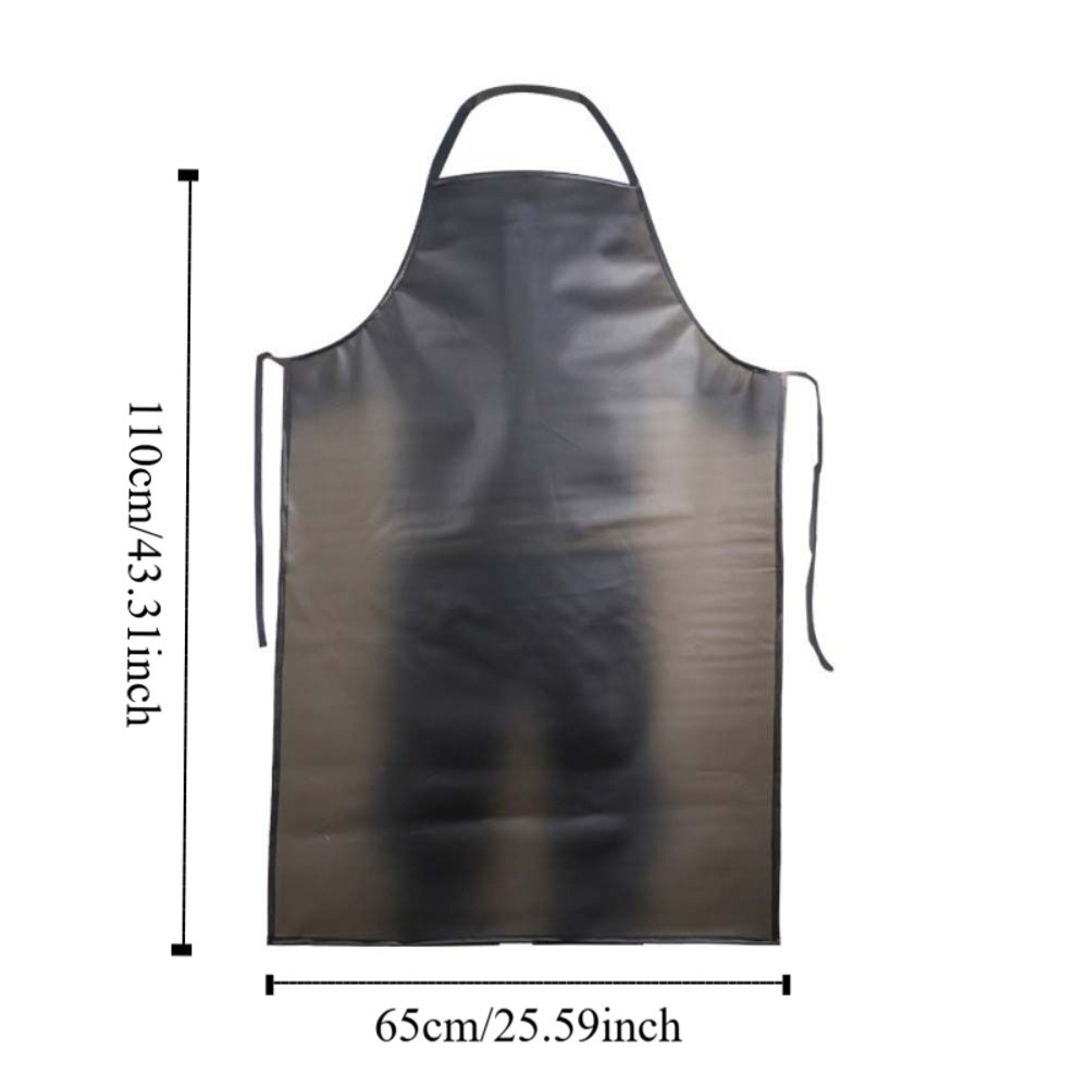 PVC 방수 방유 앞치마 허리 연장형 검정 가죽 공장  - Leather Work Factory 리뷰 및 가격