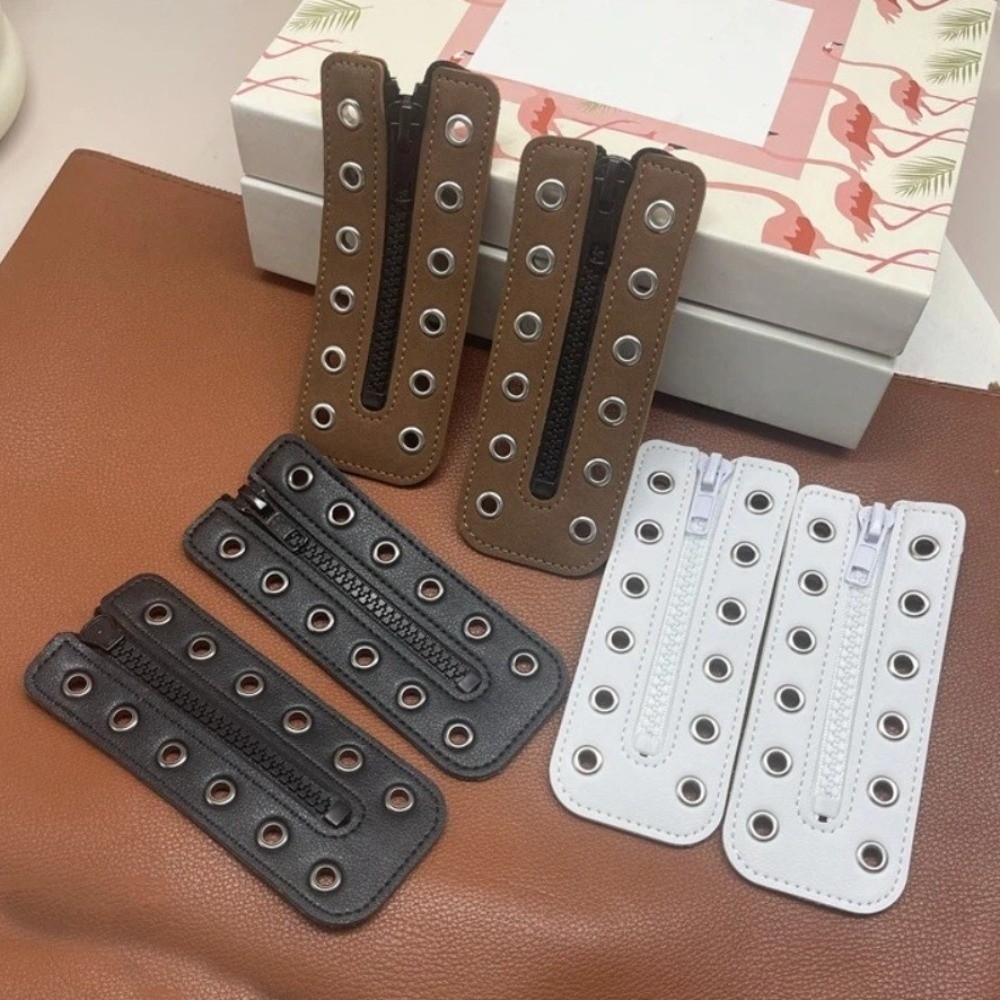 1쌍 6홀 가죽 레이스인 부츠 지퍼 인서트 조절 가능한 - Leatherwork Eyelets 리뷰 및 가격