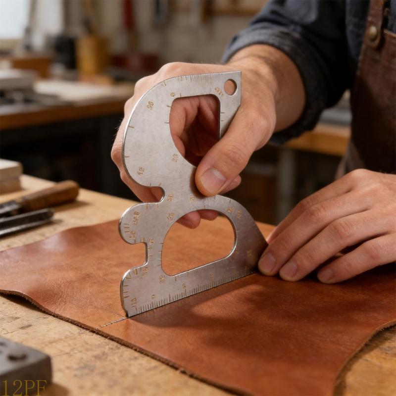 12PF 스테인레스 스틸 가죽 공예 템플릿 정밀도 측정 - Leatherwork Templates 리뷰 및 가격