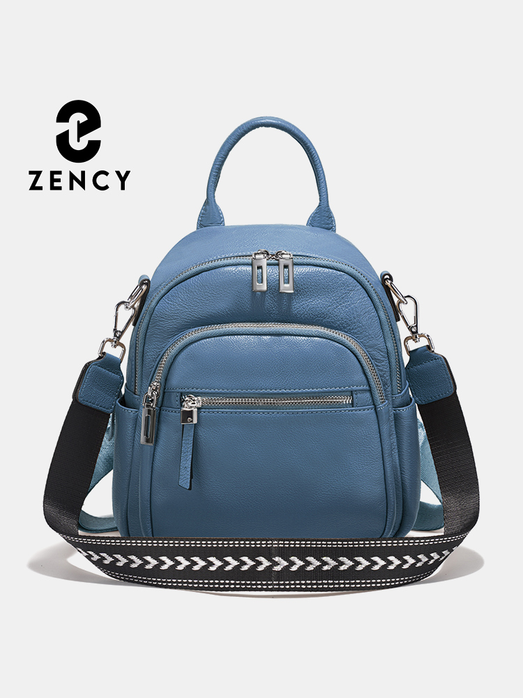 Zency 정품 가죽 소형 배낭 배낭 멀티 포켓 디자인 - Leatherwork Designs 리뷰 및 가격
