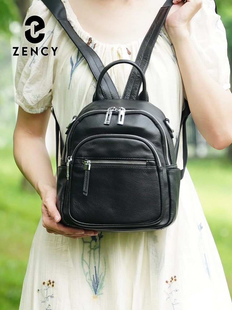 Zency 정품 가죽 소형 배낭 배낭 멀티 포켓 디자인 - Leatherwork Designs 리뷰 및 가격