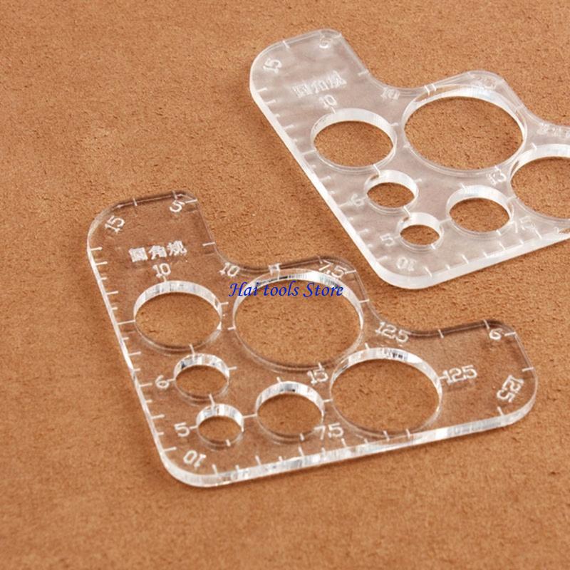 X37E 둥근 모서리가 있는 전문 등급 아크릴 가죽세공 - Leatherwork Templates 리뷰 및 가격