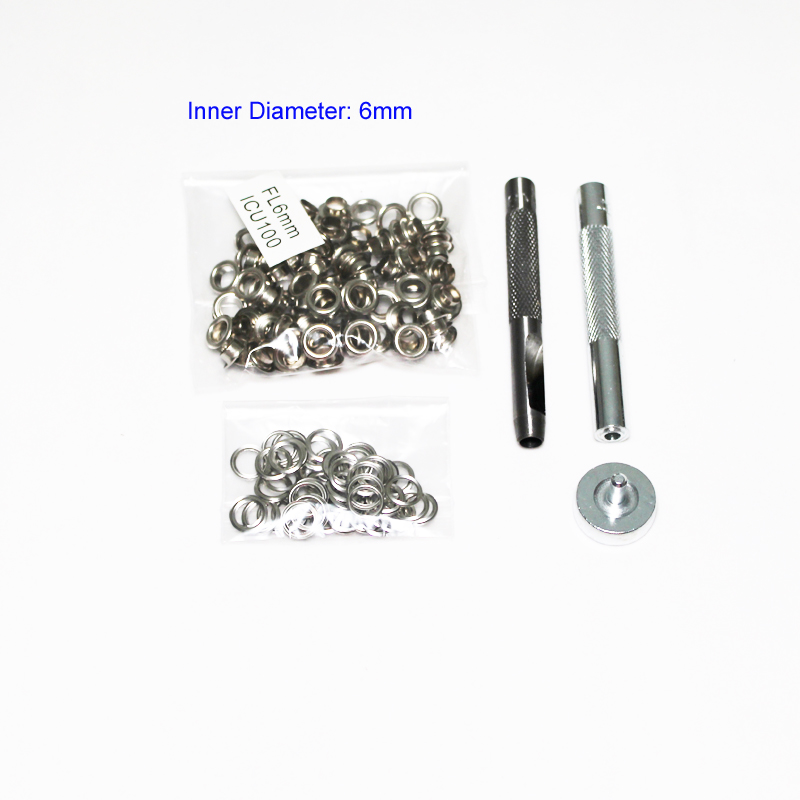 4mm-14mm 100 세트 실버 구멍 및 구멍 펀치  - Leatherwork Eyelets 리뷰 및 가격