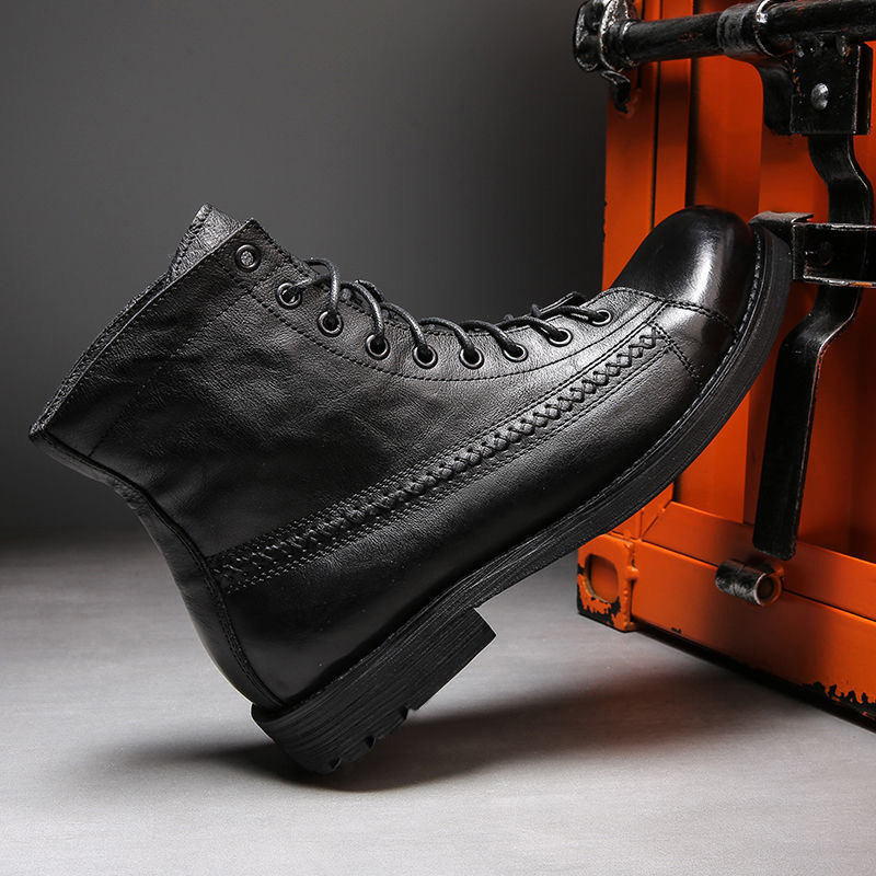 남성용 발목 부츠 클래식 수제 가죽 2026 패션 오토 - Leather Work Fabric 리뷰 및 가격