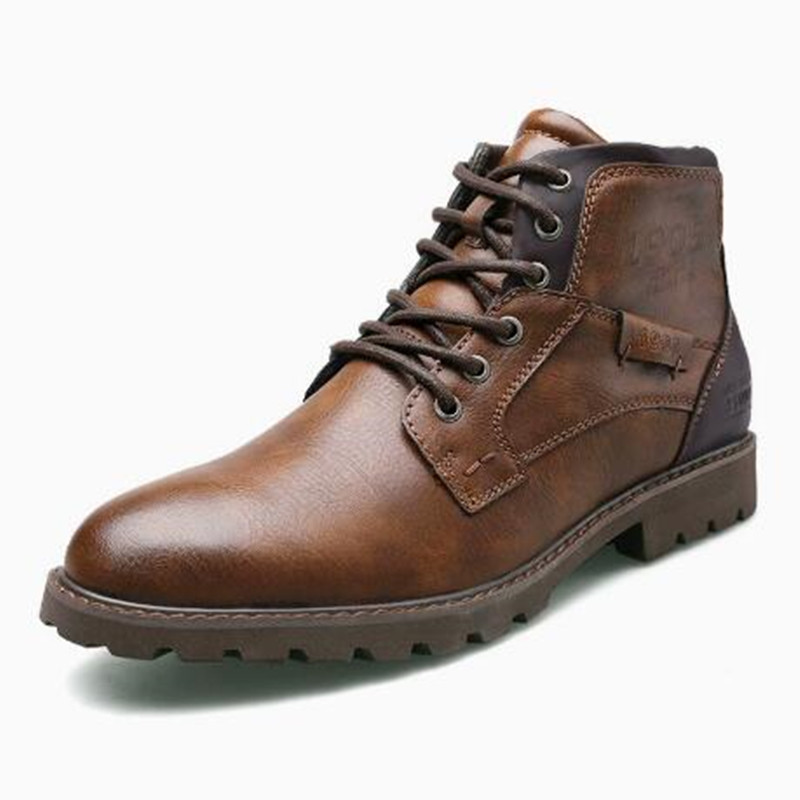 2026 가죽 남성 발목 부츠 플러스 사이즈 하이 탑  - Leather Work Fabric 리뷰 및 가격