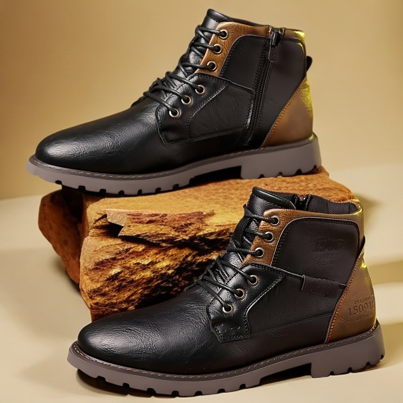 2026 가죽 남성 발목 부츠 플러스 사이즈 하이 탑  - Leather Work Fabric 리뷰 및 가격
