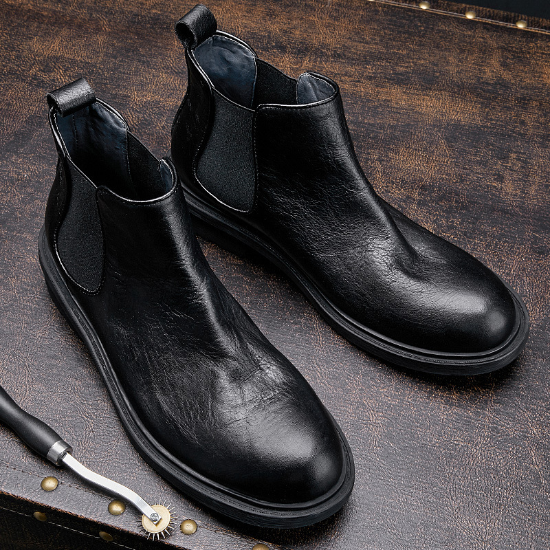 남성용 가을 오토바이 부츠 |   진짜 가죽 빈티지 편 - Leatherwork Designs 리뷰 및 가격