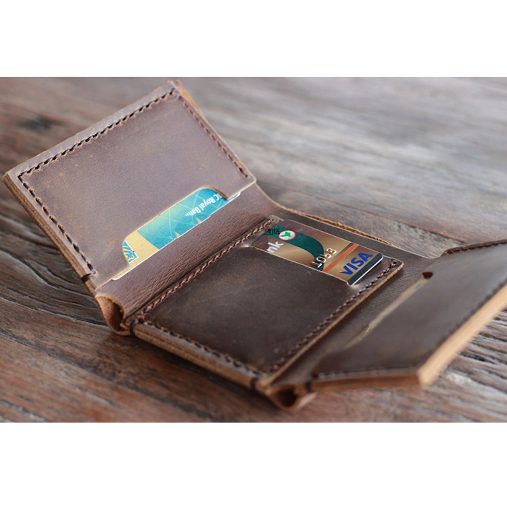 남성용 DIY 가죽 공예, 3 폴더 카드 홀더 지갑,  - Leatherwork Templates 리뷰 및 가격