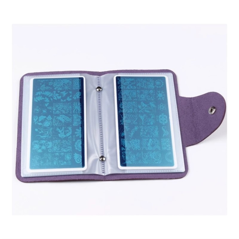 1Pcs 대형 직사각형 네일 아트 스탬핑 플레이트 홀더 - Leatherwork Templates 리뷰 및 가격
